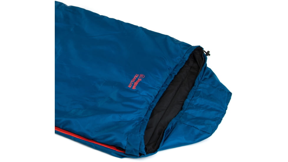 SnugPak Travelpak Traveler Sleep Bag, Right, Petrol Blue, 98800