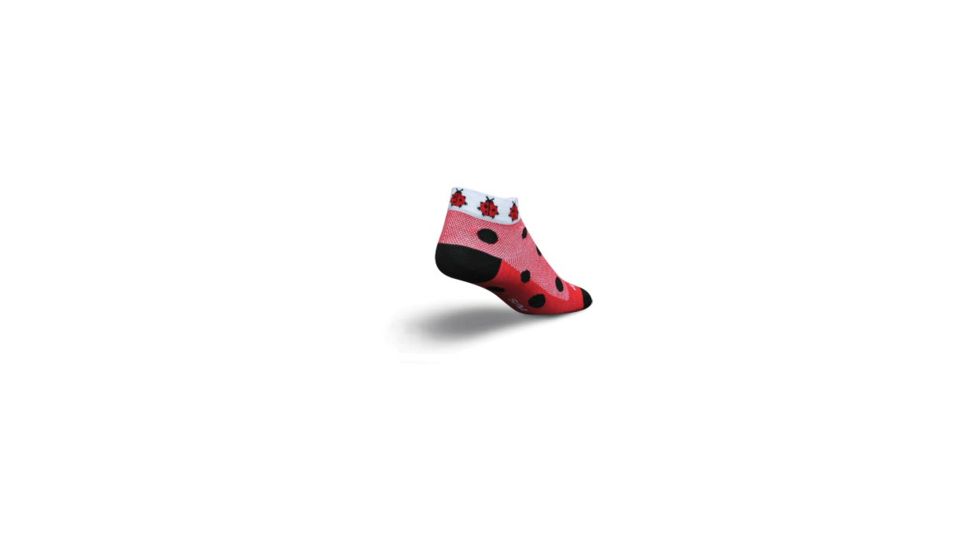 Sockguy Ladybug 1'' Wmns Red/black LADYBUG WMNS