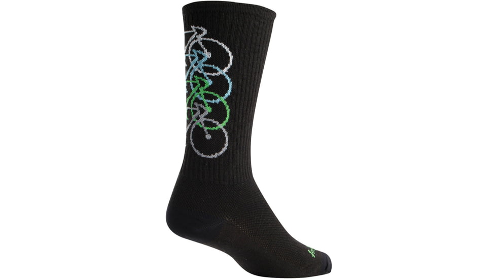 Sockguy Ninja 6 Wool Crew L/xl WCRNINJA L