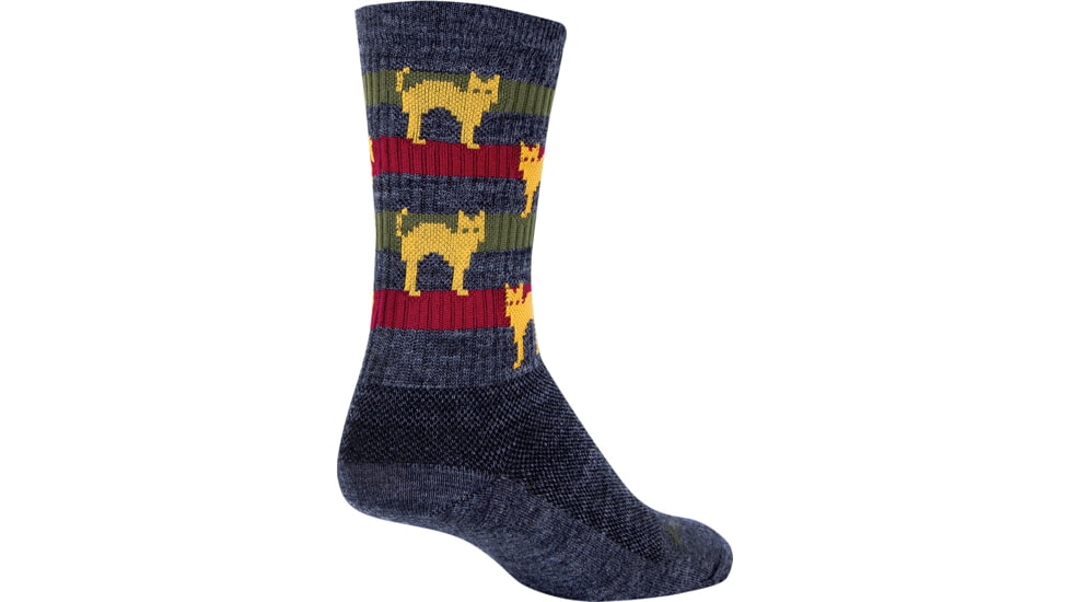 Sockguy Ninja 6 Wool Crew L/xl WCRNINJA L