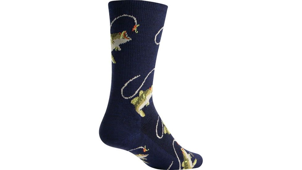 Sockguy Ninja 6 Wool Crew L/xl WCRNINJA L