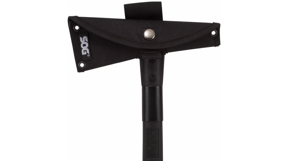 SOG Specialty Knives &amp; Tools FastHawk Tactical Tomahawk Axe, 2in, 420 Stainless Blade, Black, Glass-Reinforced Nylon Handle, Black Finish, SOG-F06TN-CP