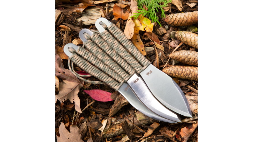 SOG Specialty Knives &amp; Tools Fling Throwing Knives, Set of 3, SOG-FX41N-CP