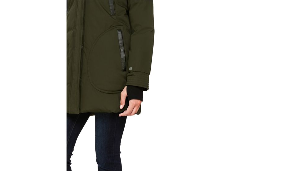 SOIA &amp; KYO Saundra-CN Jacket - Women's, Army, Large, SAUNDRA-CN-Army-L