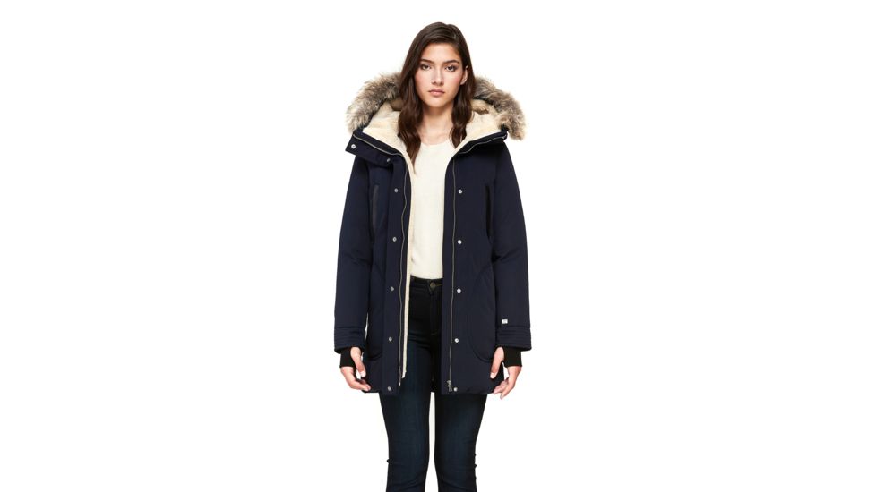SOIA &amp; KYO Saundra-CN Jacket - Women's, Indigo, Medium, SAUNDRA-CN-Indigo-M