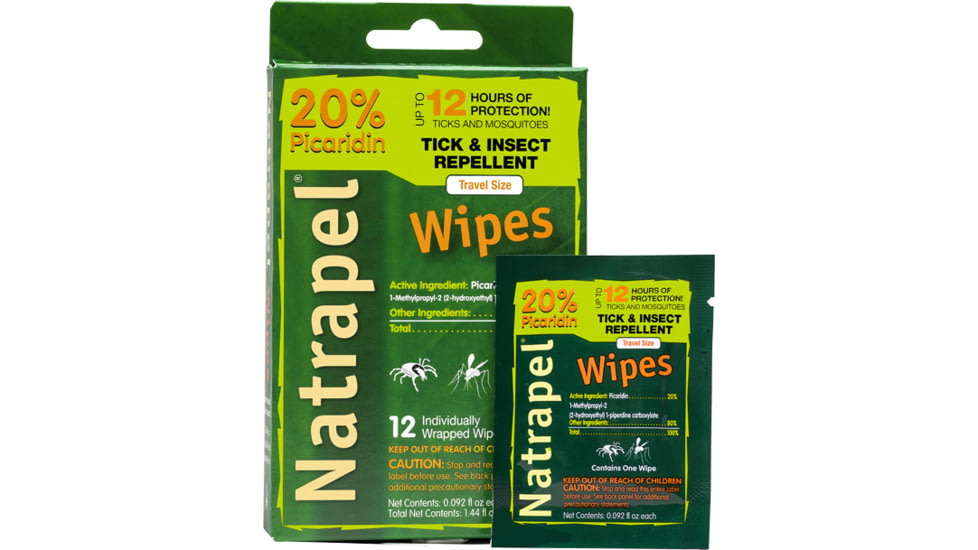 Survive Outdoors Longer Arb Natrapel Picaridin Wipes 12 Wipes Per Box
