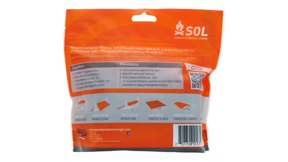 Survive Outdoors Longer Emergency Shelter Kit