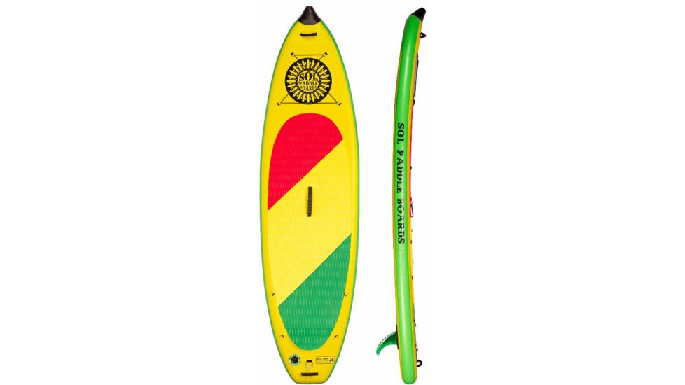 Sol Paddle Boards SOLrebel SUP-Yellow/Red/Green