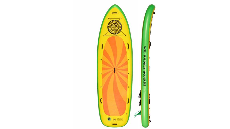 Sol Paddle Boards SOLsombrero SUP-Yellow/Orange/Green