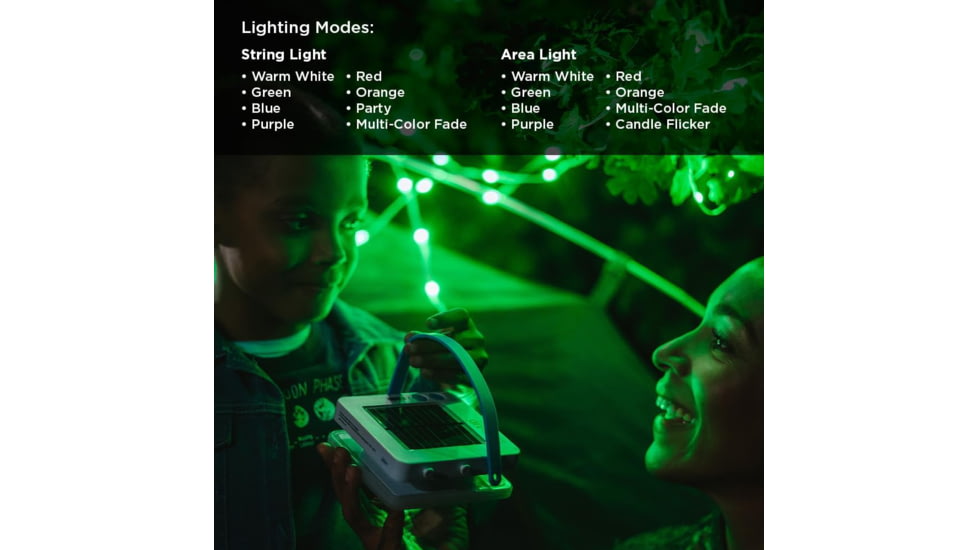 Sol / Inactive Arb Luminaid Solar String Color Light With Phone Charger