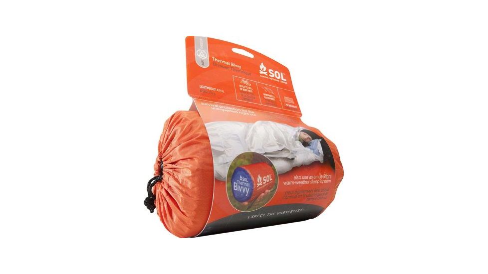SOL Thermal Bivvy Heat Reflective Survival Sleeping Bag 0140-1223