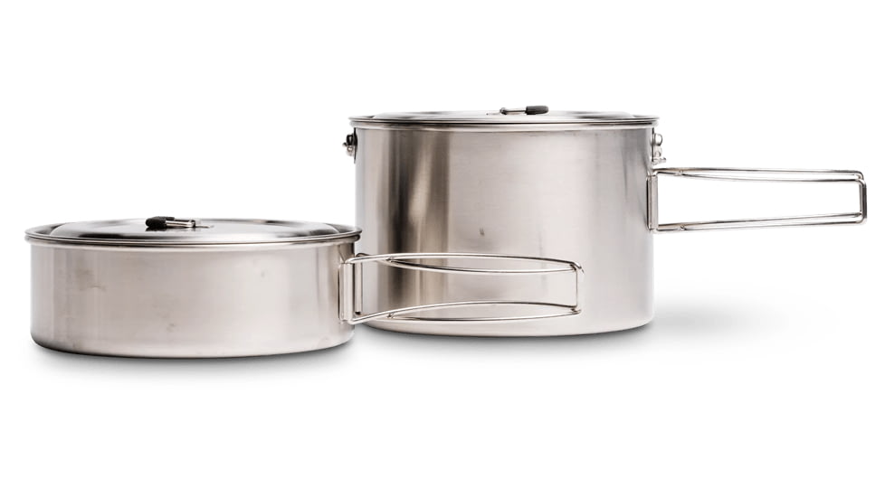 Solo Stove 2 Pot Set-Silver, POT3