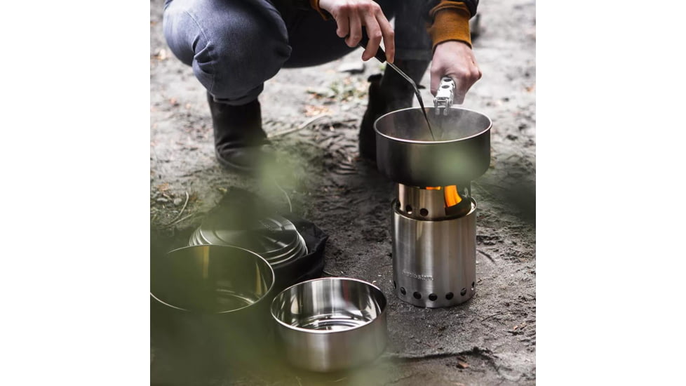 Solo Stove 3 Pot Set, Stainless Steel, Small, SS3PS
