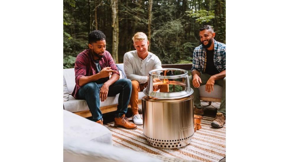 Solo Stove Bonfire Cast Iron Grill Top and Hub, Stainless Steel, Cast Iron Black, Medium, SSBON-COOKING-BUNDLE