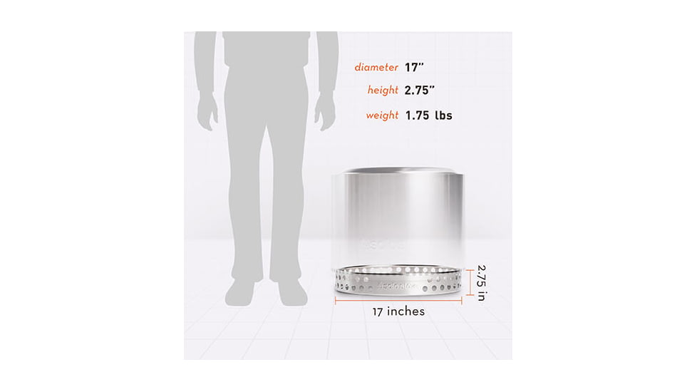 Solo Stove Bonfire Stand, Stainless Steel, Medium, Bon-stand