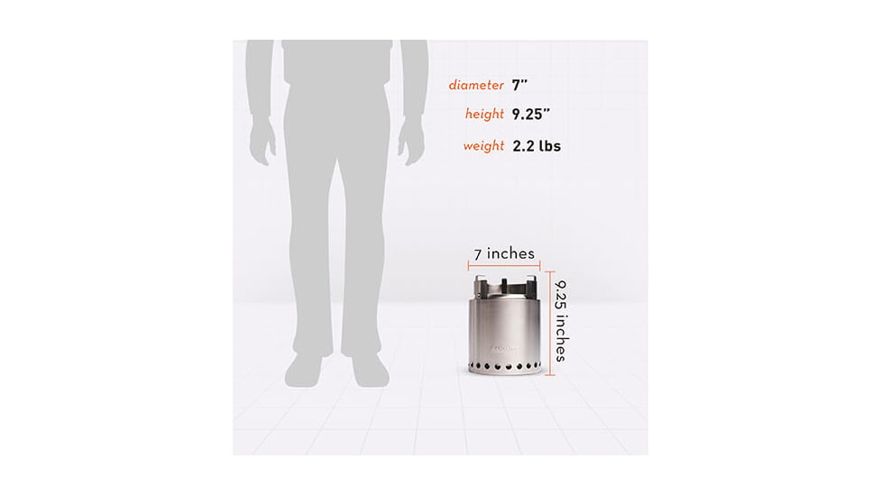 Solo Stove Campfire, Stainless Steel, Small, SSCF