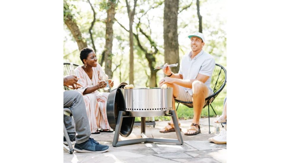 Solo Stove Grill Ultimate Bundle, Stainless Steel, Cold-Rolled Steel, Powder Coated , Large, ULT-SSGRILL-22