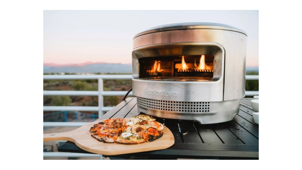 Solo Stove Pi Pizza Oven, Stainless Steel, Large, PIZZA-OVEN-12