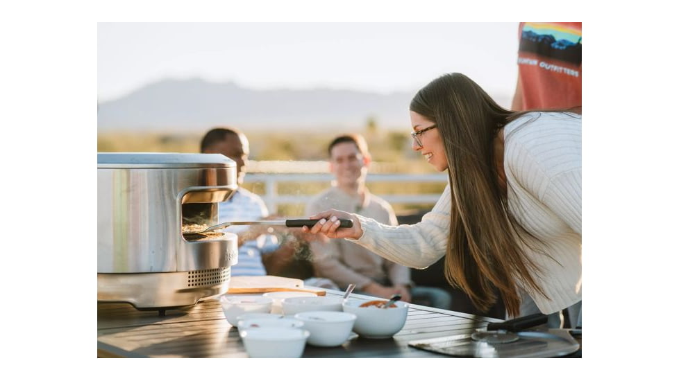 Solo Stove Pi Pizza Oven, Stainless Steel, Large, PIZZA-OVEN-12