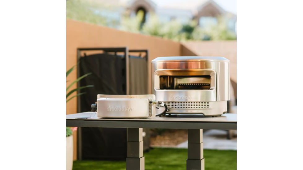 Solo Stove Pi Pizza Oven, Stainless Steel, Large, PIZZA-OVEN-12