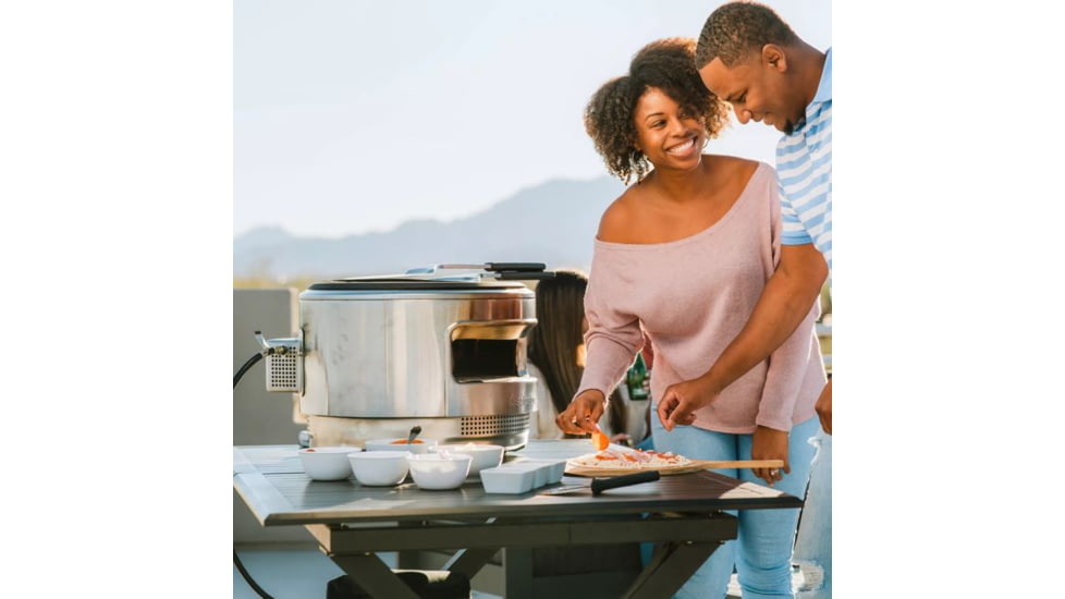 Solo Stove Pi Pizza Oven, Stainless Steel, Large, PIZZA-OVEN-12