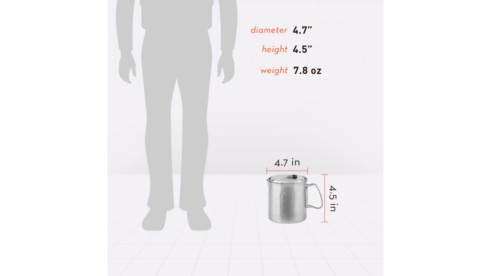 Solo Stove Pot 900, Stainless Steel, Small, Pot1