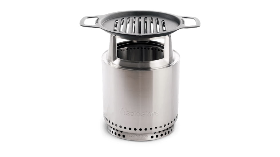 Solo Stove Ranger Cast Iron Grill Cooking Bundle 2, Stainless Steel, Cast Iron Black, Medium, SSRAN-COOKING-BUNDLE