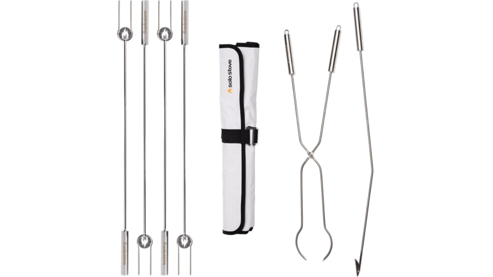 Solo Stove Sticks + Tools Accessory Bundle, Stainless Steel, Small, BUNDLE-STICKS+TOOL