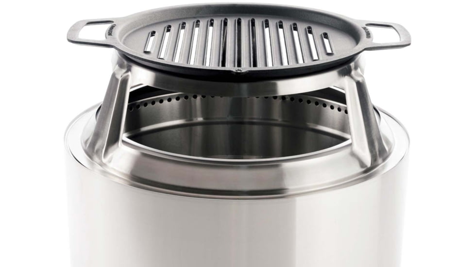 Solo Stove Yukon Cast Iron Grill Cooking Bundle 2, Stainless Steel, Cast Iron Black, Medium, SSYUK-27-COOKING-BUNDLE