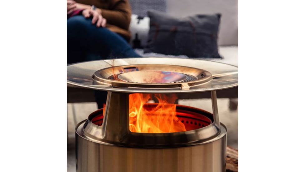 Solo Stove Yukon Heat Deflector, Stainless Steel, Medium, SSYUK-27-DEFLECTOR