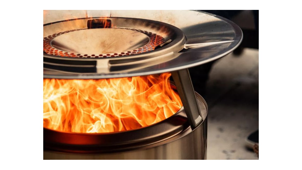 Solo Stove Yukon Heat Deflector, Stainless Steel, Medium, SSYUK-27-DEFLECTOR