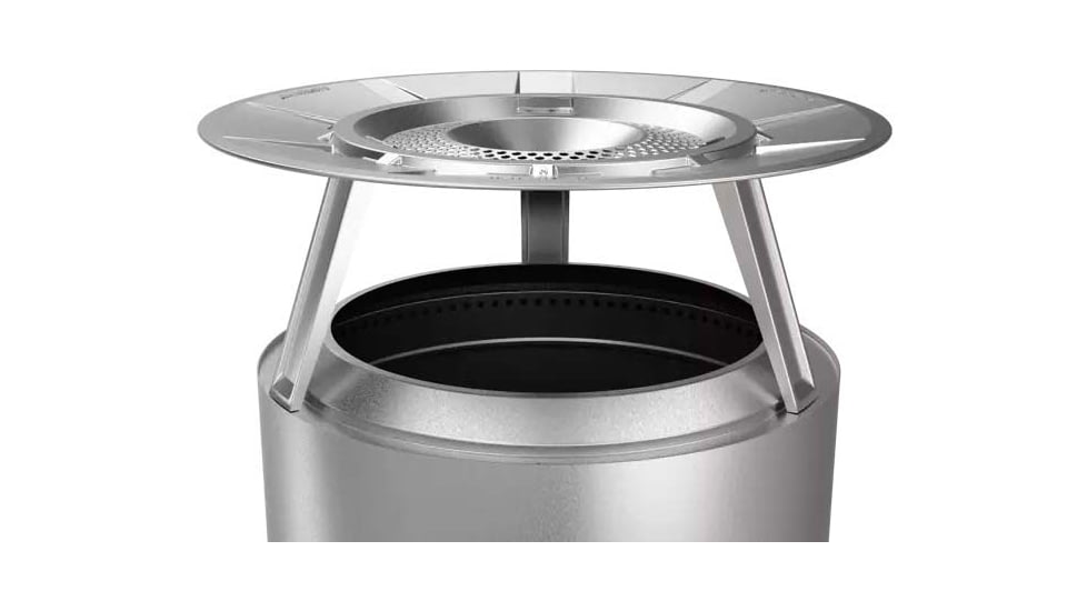 Solo Stove Yukon Heat Deflector, Stainless Steel, Medium, SSYUK-27-DEFLECTOR