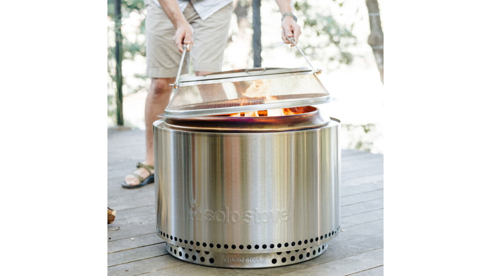 Solo Stove Yukon Shield, Stainless Steel, Large, ssyuk-shield-27