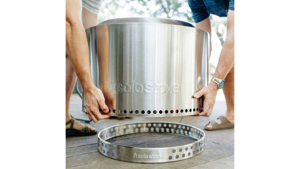 Solo Stove Yukon Stand, Stainless Steel, Large, Yuk-Stand-27