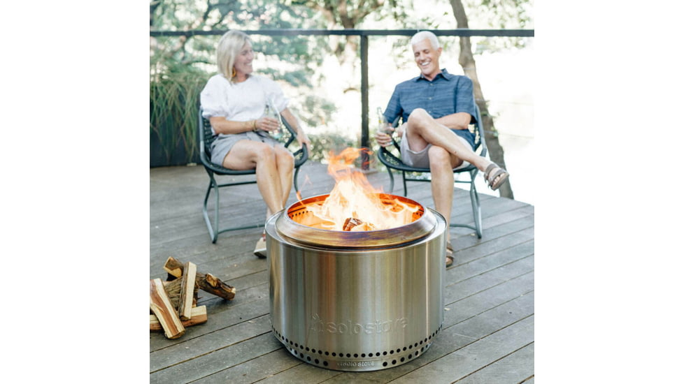 Solo Stove Yukon Stand, Stainless Steel, Large, Yuk-Stand-27