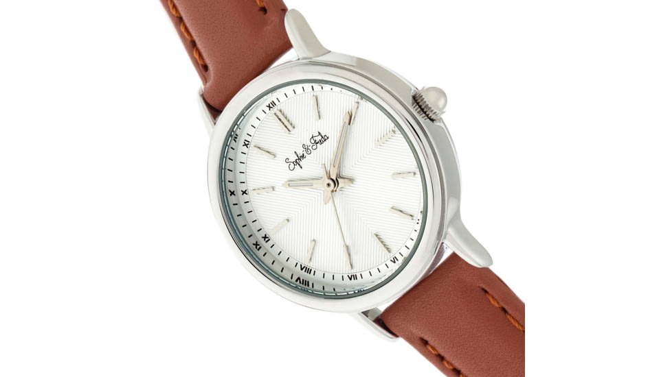 Sophie And Freda Berlin Leather-Band Watch, Brown, One Size, SAFSF4802