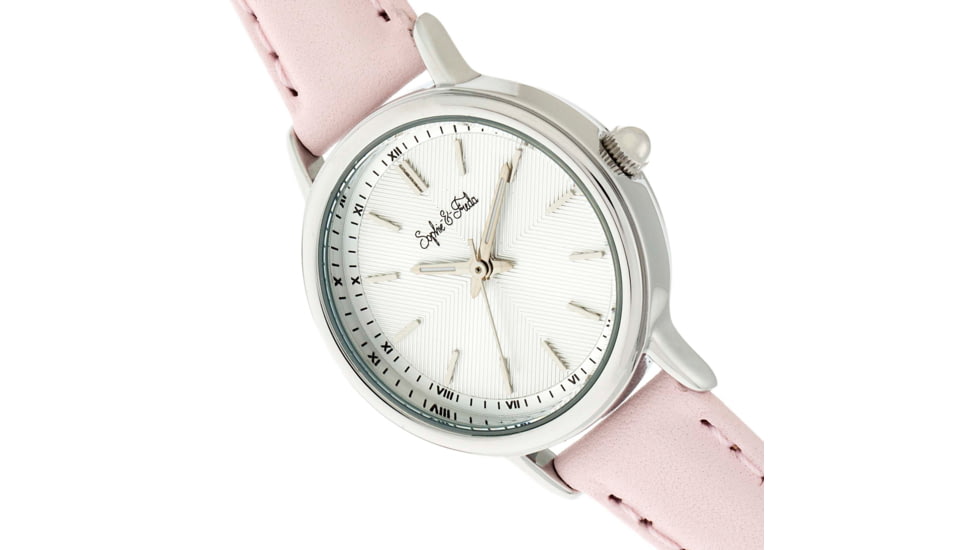 Sophie And Freda Berlin Leather-Band Watch, Light Pink, One Size, SAFSF4804