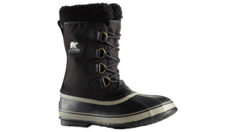 Sorel 1964 Pac Nylon Winter Boot - Men's-Black/Tusk-Medium-10 US