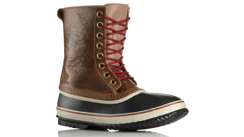 Sorel 1964 Premium T Wool Winter Boot - Men's-Elk/Black-Medium-8.5