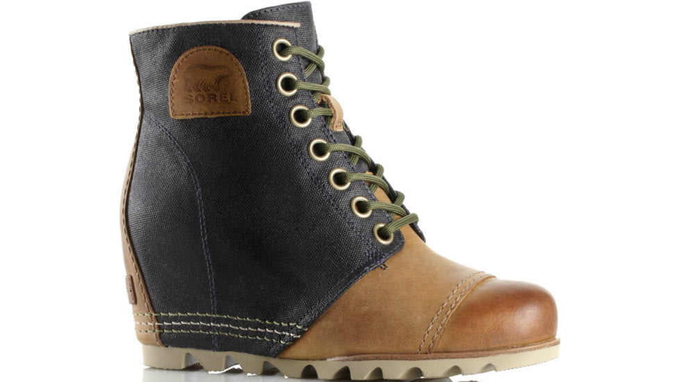 Sorel 1964 Premium Wedge Casual Boot - Women's-Black-Medium-6
