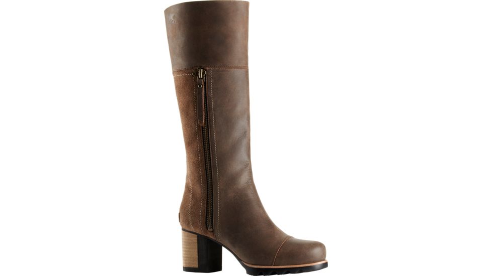 Sorel Addington Tall Casual Boot - Women's-Umber/Black-Medium-10