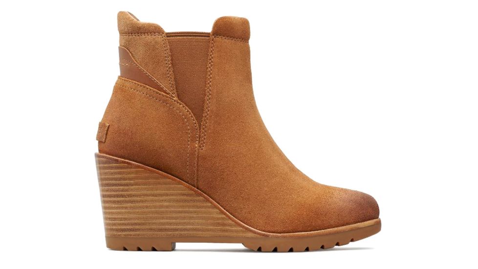Sorel After Hours Chelsea Boot - Womens, Sue-Camel Brown, 12, 1821831224-12