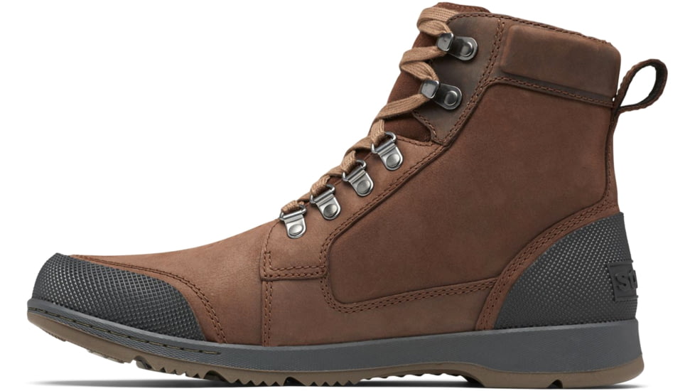 Sorel Ankeny II Mid Waterproof Boot - Mens, Tobacco, Black, 10, 2029161-256-10