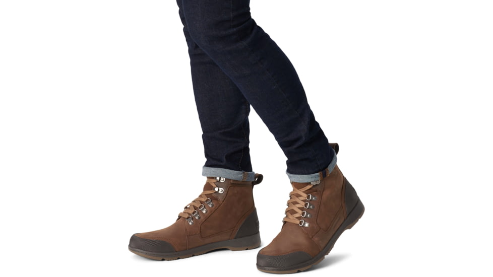 Sorel Ankeny II Mid Waterproof Boot - Mens, Tobacco, Black, 10, 2029161-256-10