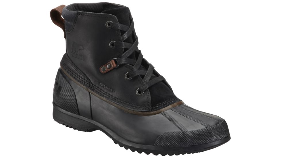 Sorel Ankeny Winter Boot - Men's-Black/Grill-Medium-11