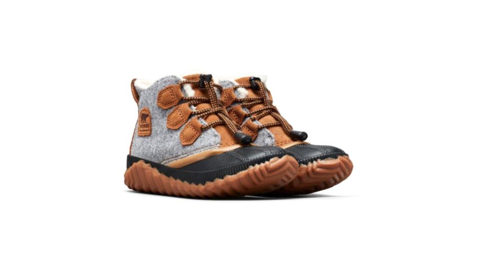 Sorel Big Kids Out N About Plus Shoes - Youth, Quarry, Camel Brown, 5, 1876841052-5