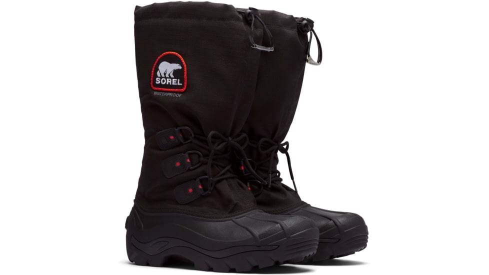 Sorel Blizzard XT Winter Boot - Mens, Black/Red Quartz, 7 US, 1585131010-7