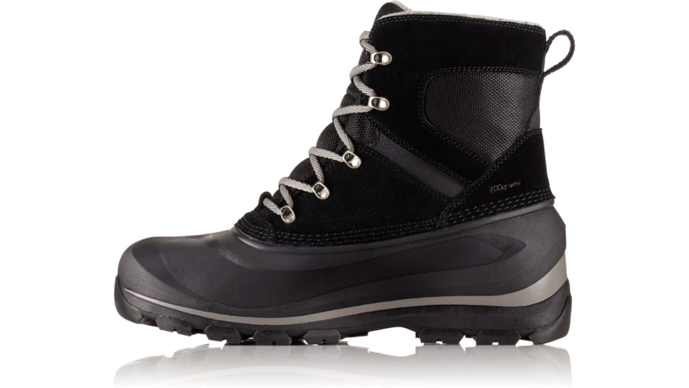 Sorel Buxton Lace Winter Boot - Mens, Black/Quarry, 10.5 US, 1760181010-10.5