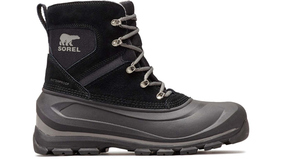 Sorel Buxton Lace Winter Boot - Mens, Black/Quarry, 10.5 US, 1760181010-10.5