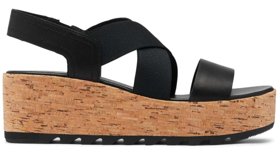 Sorel Cameron Flatform Slingback Sandals - Womens, Black, 8.5 US, 1936861-010-8.5